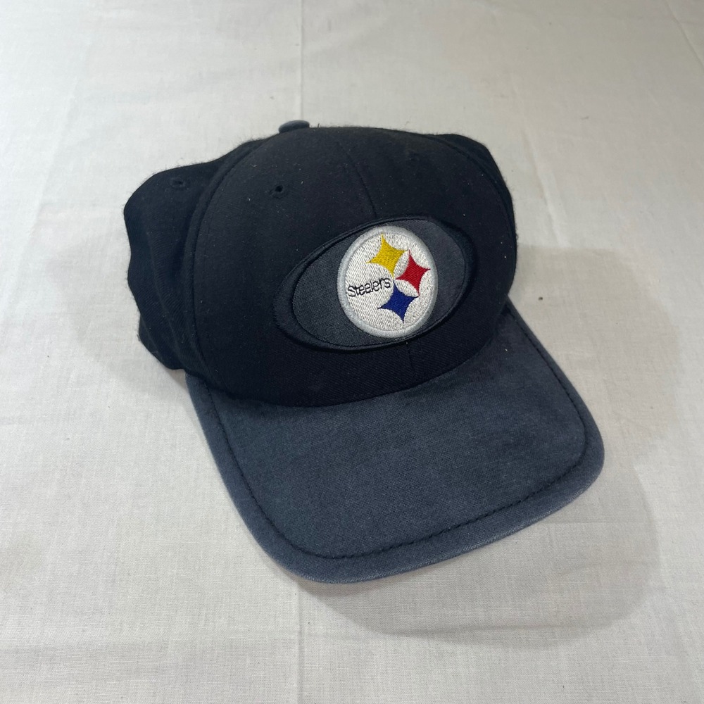 Vintage Twins Enterprise Pittsburgh Steelers NFL Hat Black Wool Blend Strapback
